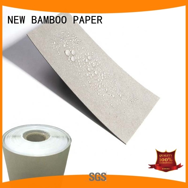 NEW BAMBOO PAPER grey pe coated paper for sheds packaging