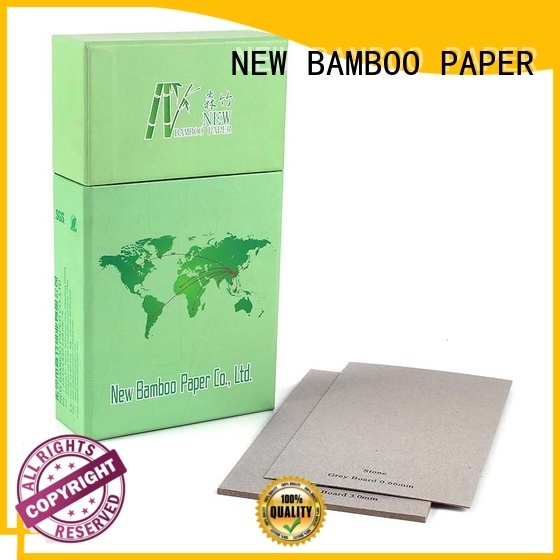 NEW BAMBOO PAPER boxes grey paper board factory price for packaging