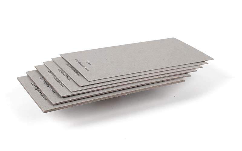 NEW BAMBOO PAPER raw grey cardboard sheets from manufacturer for T-shirt inserts-1