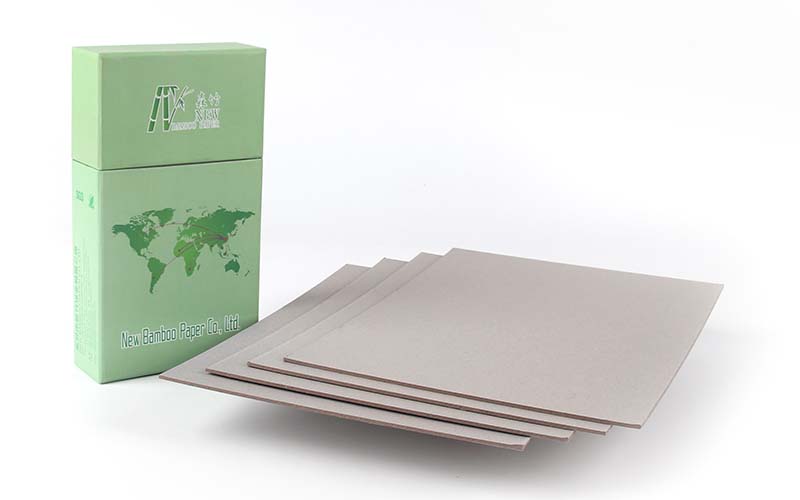 NEW BAMBOO PAPER raw grey cardboard sheets from manufacturer for T-shirt inserts-3