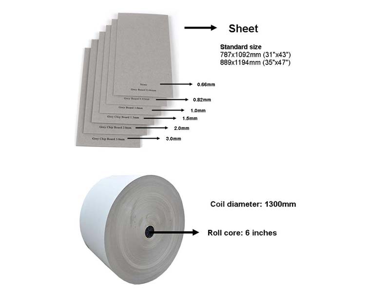 NEW BAMBOO PAPER raw grey cardboard sheets from manufacturer for T-shirt inserts-13