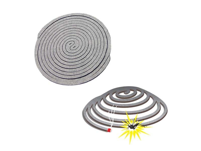 Economical material for mosquito coil, eco-friendly material
