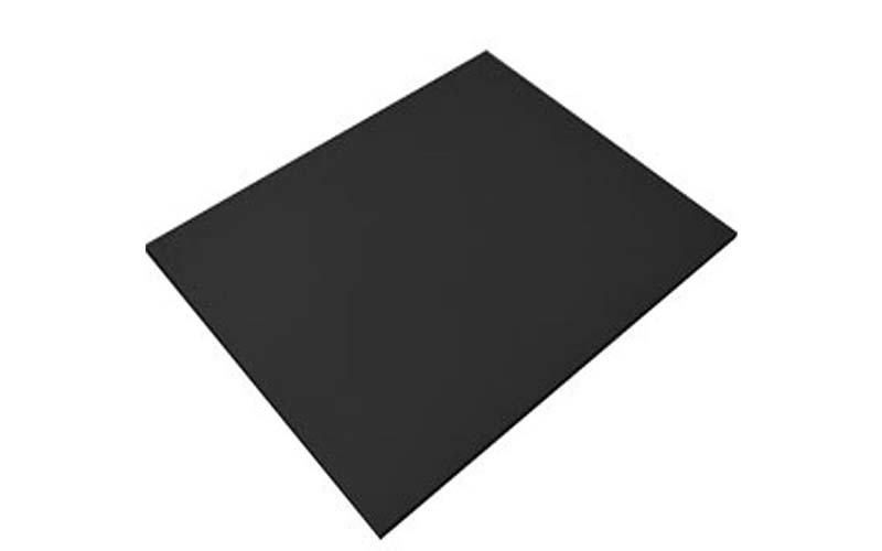 Single Side 110gsm-450gsm Black Paper Reels / Black Paper Board Sheets Standard Size