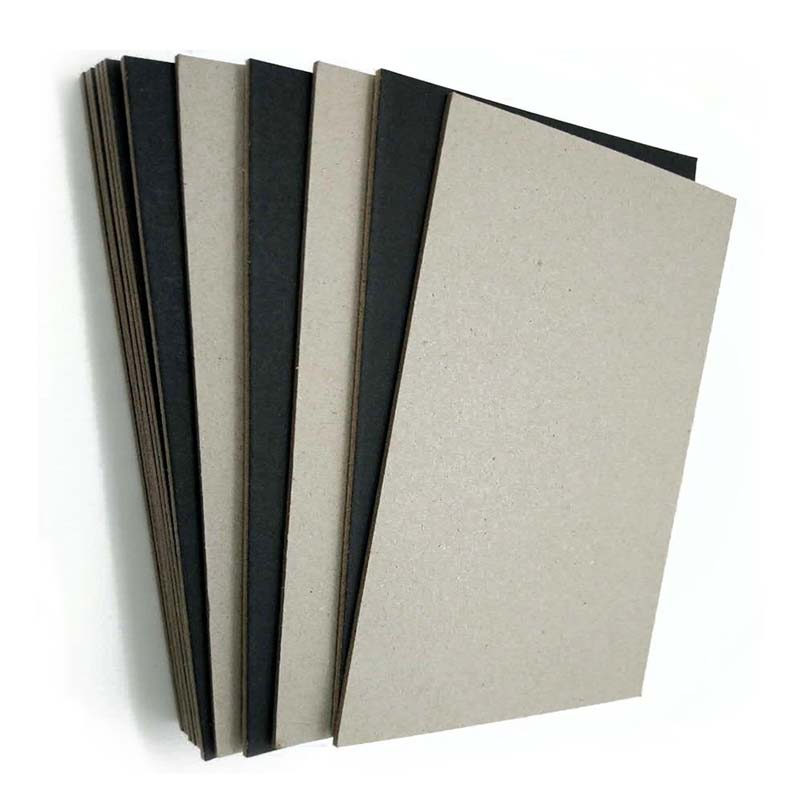 Solid Grade A C1S 1.9mm Black Paper Laminated Paperboard Grey Back-1