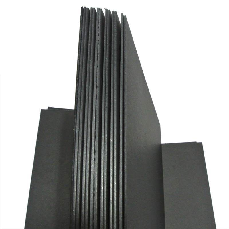 High quality waste paper and recycled pulp 5mm black cardboard paper-2