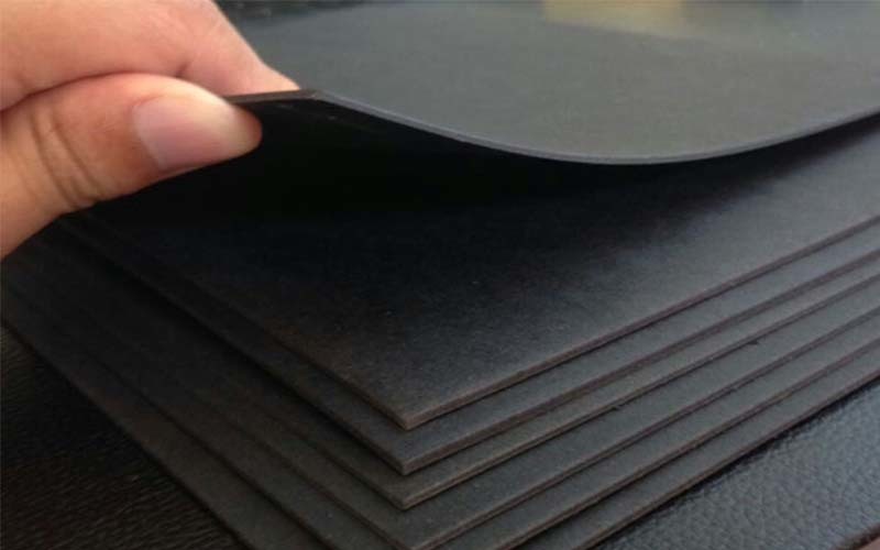 High quality waste paper and recycled pulp 5mm black cardboard paper