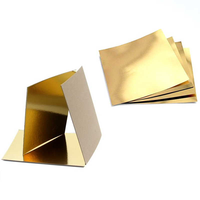 Gold Laminated Grey Board / Paper Board / Hard Board Paper Recycled In Sheets