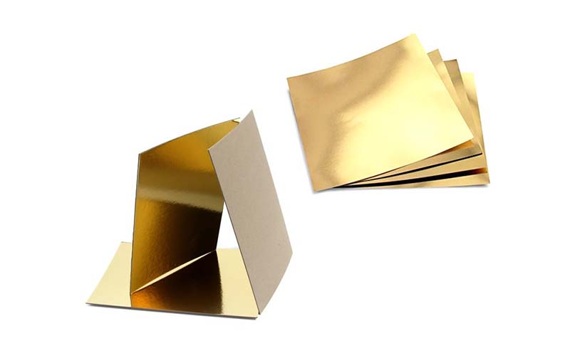 NEW BAMBOO PAPER first-rate metallic foil paper sheets for cake board-4