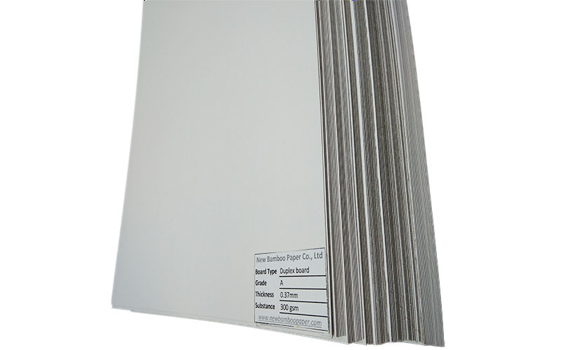coated duplex board with grey back back from manufacturer for gift box binding