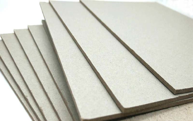 solid 2mm grey board material for wholesale for stationery