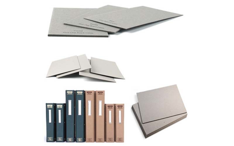 solid 2mm grey board material for wholesale for stationery