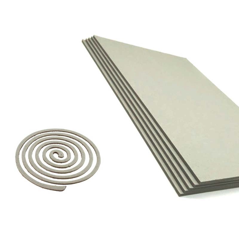 Solid 1500gsm Single Layer Gray Paper Board Raw Material for Mosquito Coil