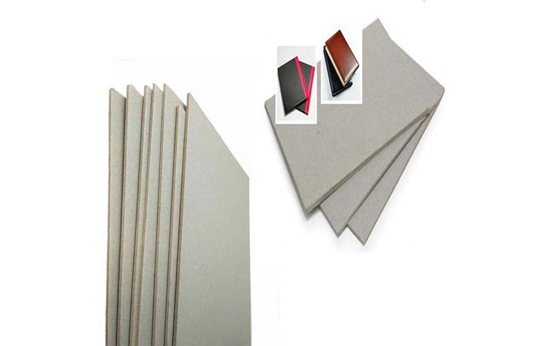 Anti - Curl Grey book binding Board paper Chipboard for Book Cover Material