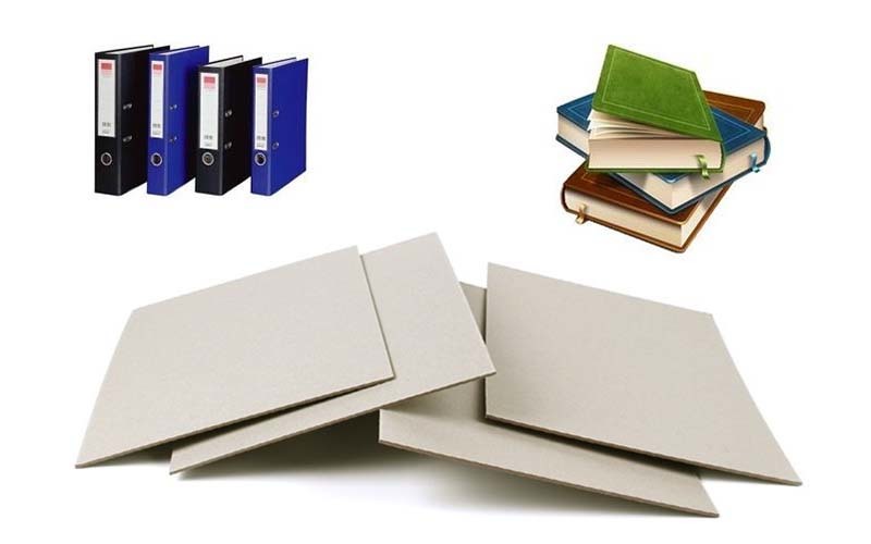 solid laminated grey board degradable factory price for hardcover books