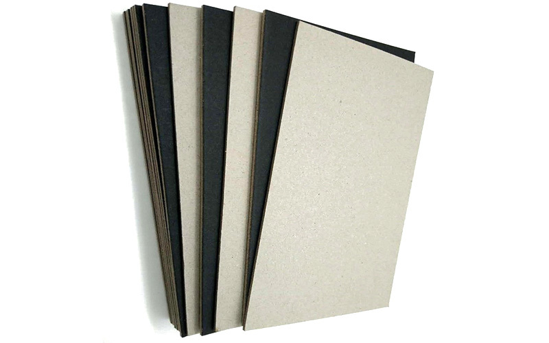 650gsm One Side Black Painted Grey Back Paper Board