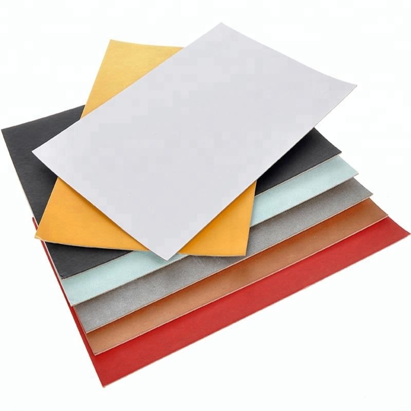 Colored pressed cardboard sheets hard board color paperboard