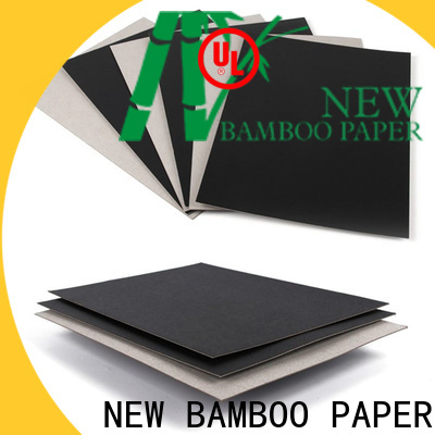 NEW BAMBOO PAPER excellent Painted black board supplier for box materials