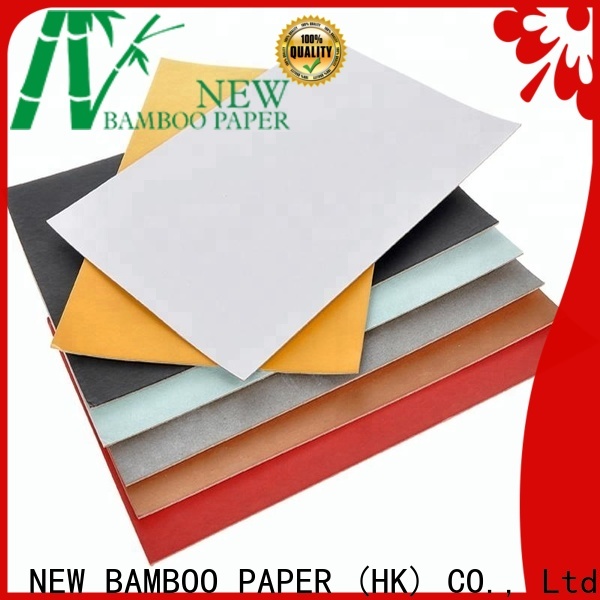 NEW BAMBOO PAPER duplex board price factory price for cloth boxes