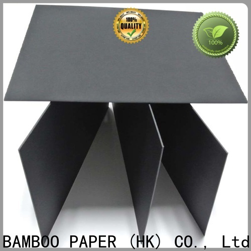 NEW BAMBOO PAPER hot-sale black paper board free design for perfume boxes