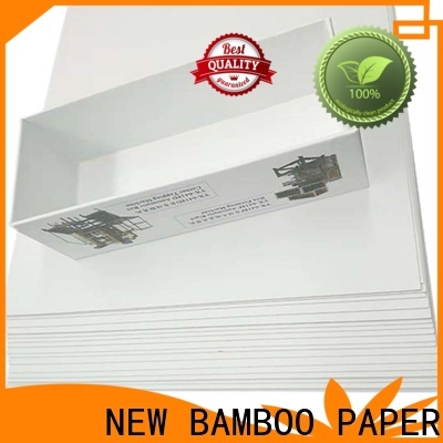 NEW BAMBOO PAPER pulp duplex board with grey back bulk production for crafts