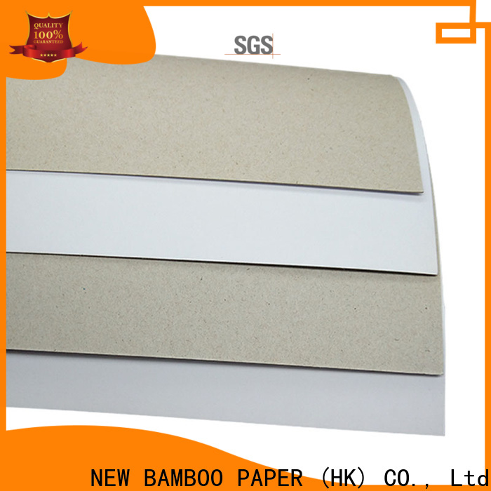 NEW BAMBOO PAPER boxes white duplex board bulk production for shoe boxes