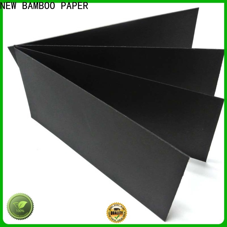 NEW BAMBOO PAPER commercial thick black paper supplier for silk printing