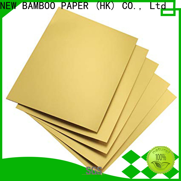 NEW BAMBOO PAPER stiff metallic foil board