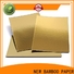 NEW BAMBOO PAPER recycled metallic gold poster board long-term-use for dessert packaging