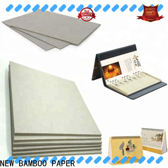 NEW BAMBOO PAPER quality carton gris 2mm bulk production for desk calendars