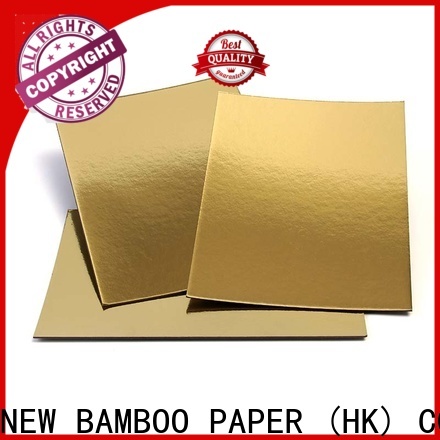 NEW BAMBOO PAPER sheets silver cake board bulk production for gift boxes