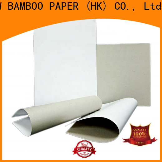 NEW BAMBOO PAPER new-arrival duplex board price bulk production for cereal boxes