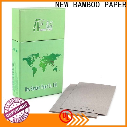 NEW BAMBOO PAPER laminated gray chipboard buy now for packaging