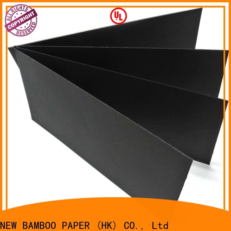 NEW BAMBOO PAPER hot-sale black paper board supplier for photo frames