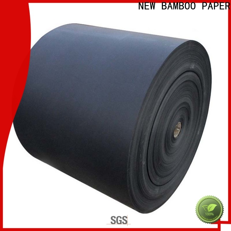 hot-sale black laminated chipboard paper bulk production for gift box