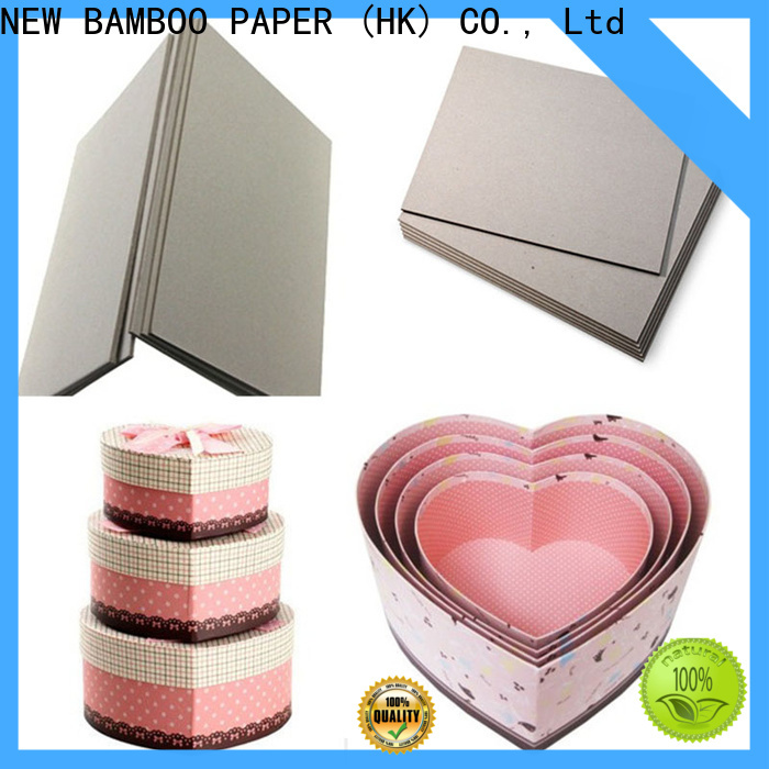 NEW BAMBOO PAPER chipboard cardboard paper sheets bulk production for book covers