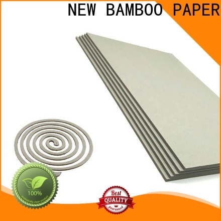 NEW BAMBOO PAPER solid grey board thickness from manufacturer for desk calendars