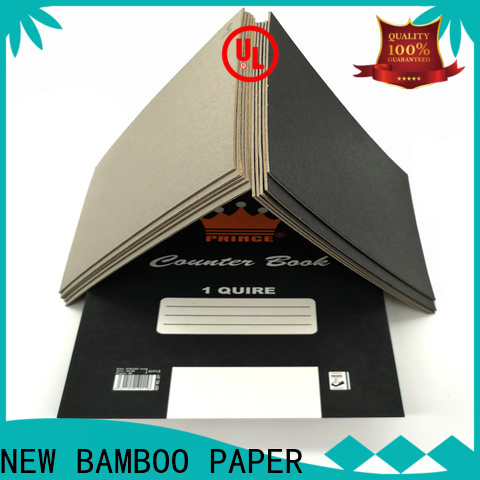 NEW BAMBOO PAPER standard black chipboard for gift box