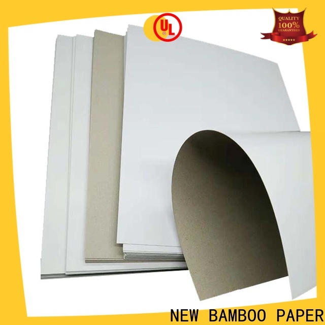 NEW BAMBOO PAPER fantastic  duplex board grey back free design for cloth boxes