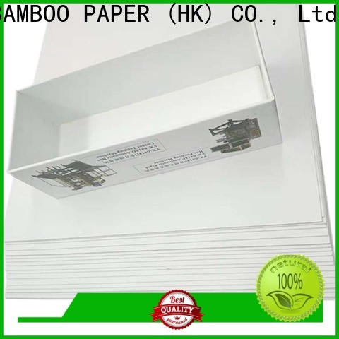 NEW BAMBOO PAPER nice duplex board with grey back free quote for toothpaste boxes