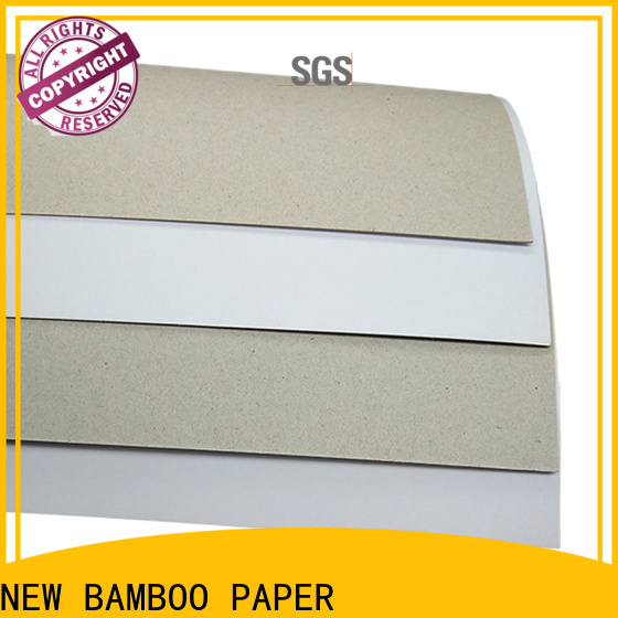 NEW BAMBOO PAPER board duplex board gray back order now for soap boxes