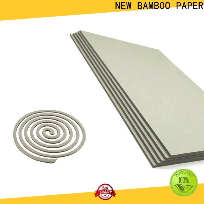 NEW BAMBOO PAPER cover grey chipboard sheets bulk production for photo frames