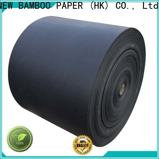 NEW BAMBOO PAPER nice black cardboard paper certifications for hang tag