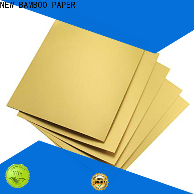 NEW BAMBOO PAPER nice metallic gold poster board free design for stationery