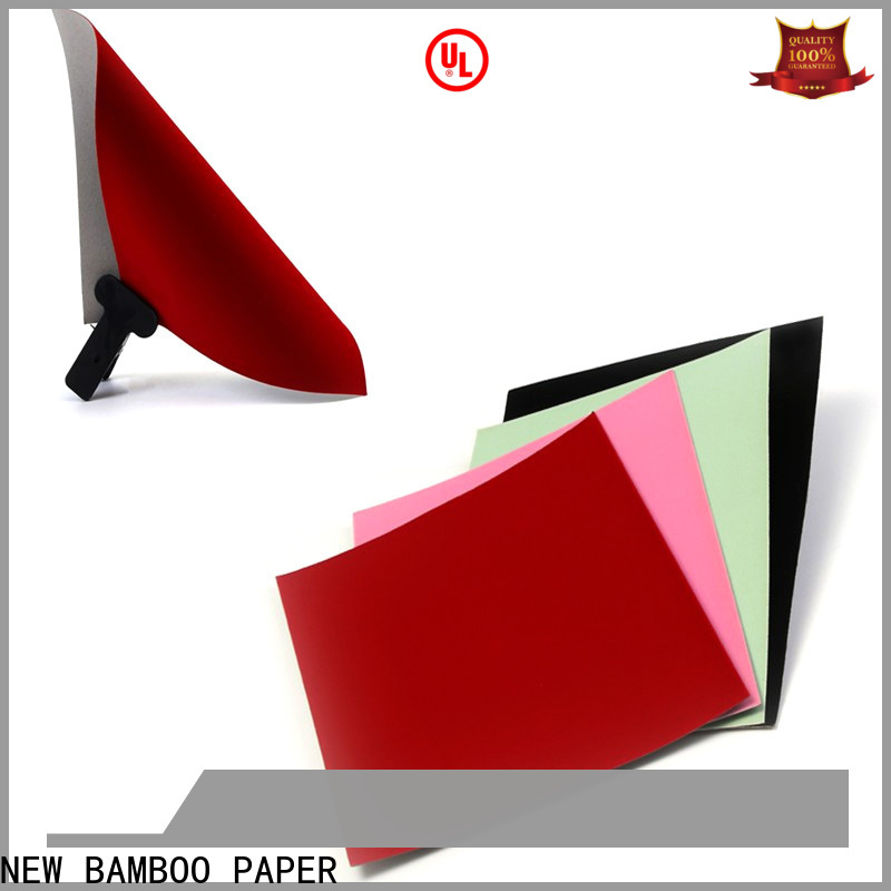 NEW BAMBOO PAPER excellent red flocked paper for decoration