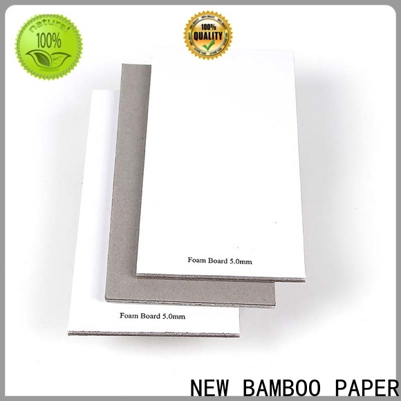 NEW BAMBOO PAPER cover thin foam sheets factory price for desk calendars