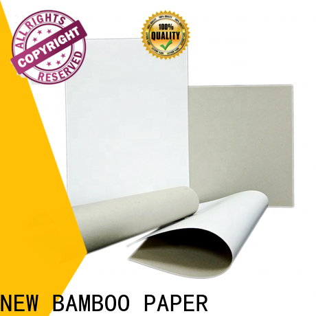 NEW BAMBOO PAPER pulp duplex board paper free design for toothpaste boxes