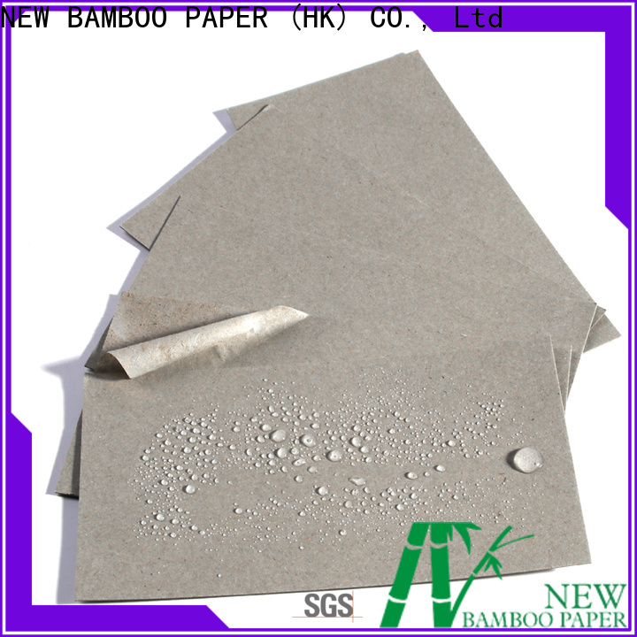 NEW BAMBOO PAPER double one side pe coated paper price factory price for trash cans