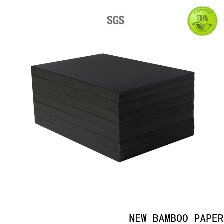 NEW BAMBOO PAPER bag black cardboard supplier for booking binding