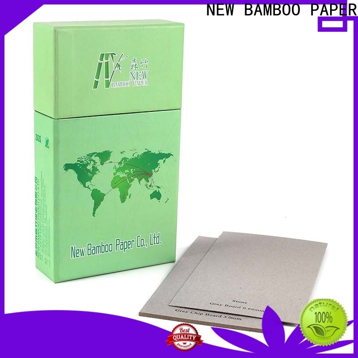 NEW BAMBOO PAPER boxes gray chipboard factory price for book covers