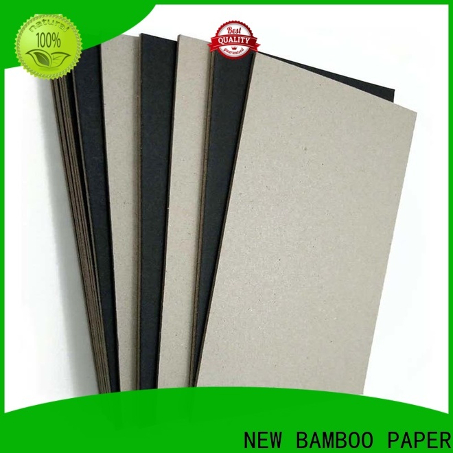 NEW BAMBOO PAPER new-arrival black laminated chipboard widely-use for gift box